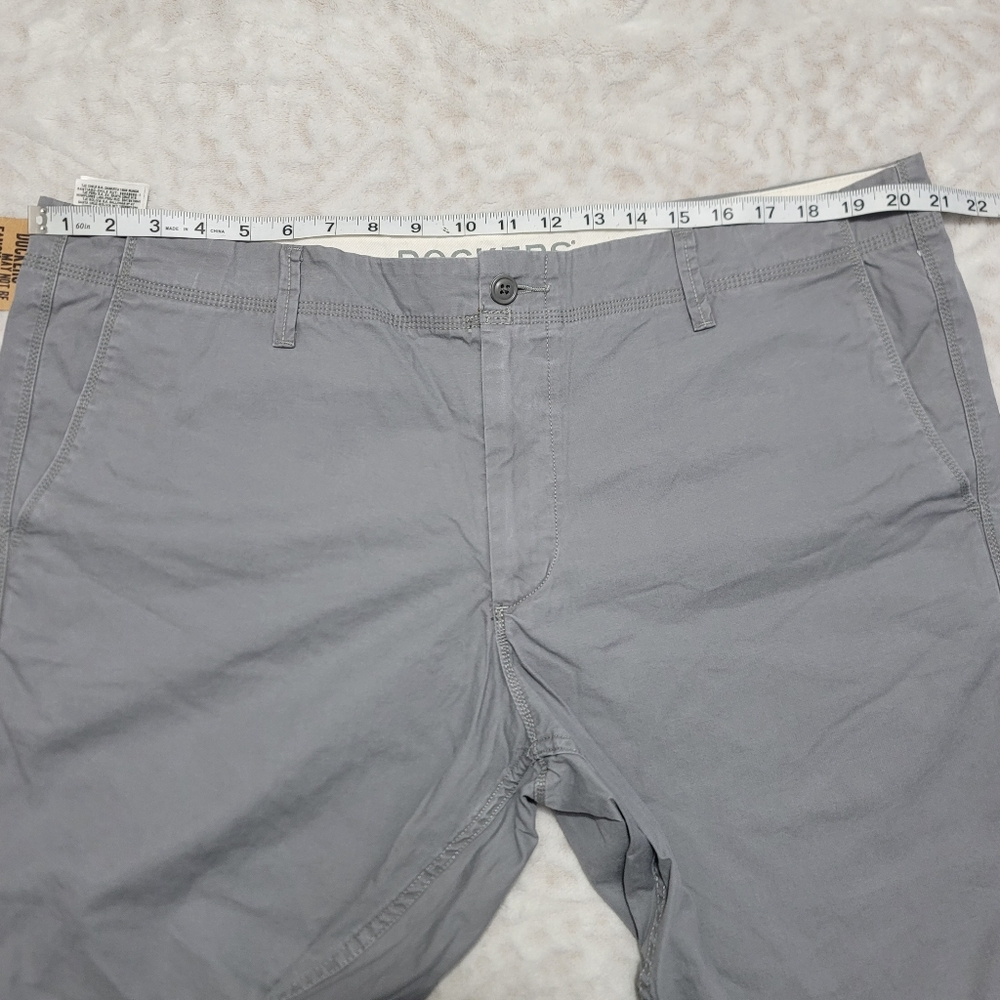 Dockers Flat Front Shorts Straight Fit Men's Size 40‎ Gray NWT - Picture 8 of 15